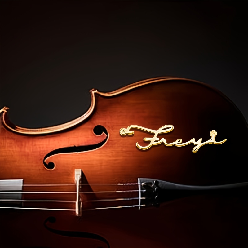 Musical Instrument And Names - [Personalizado] Placas decorativas con nombres, placas