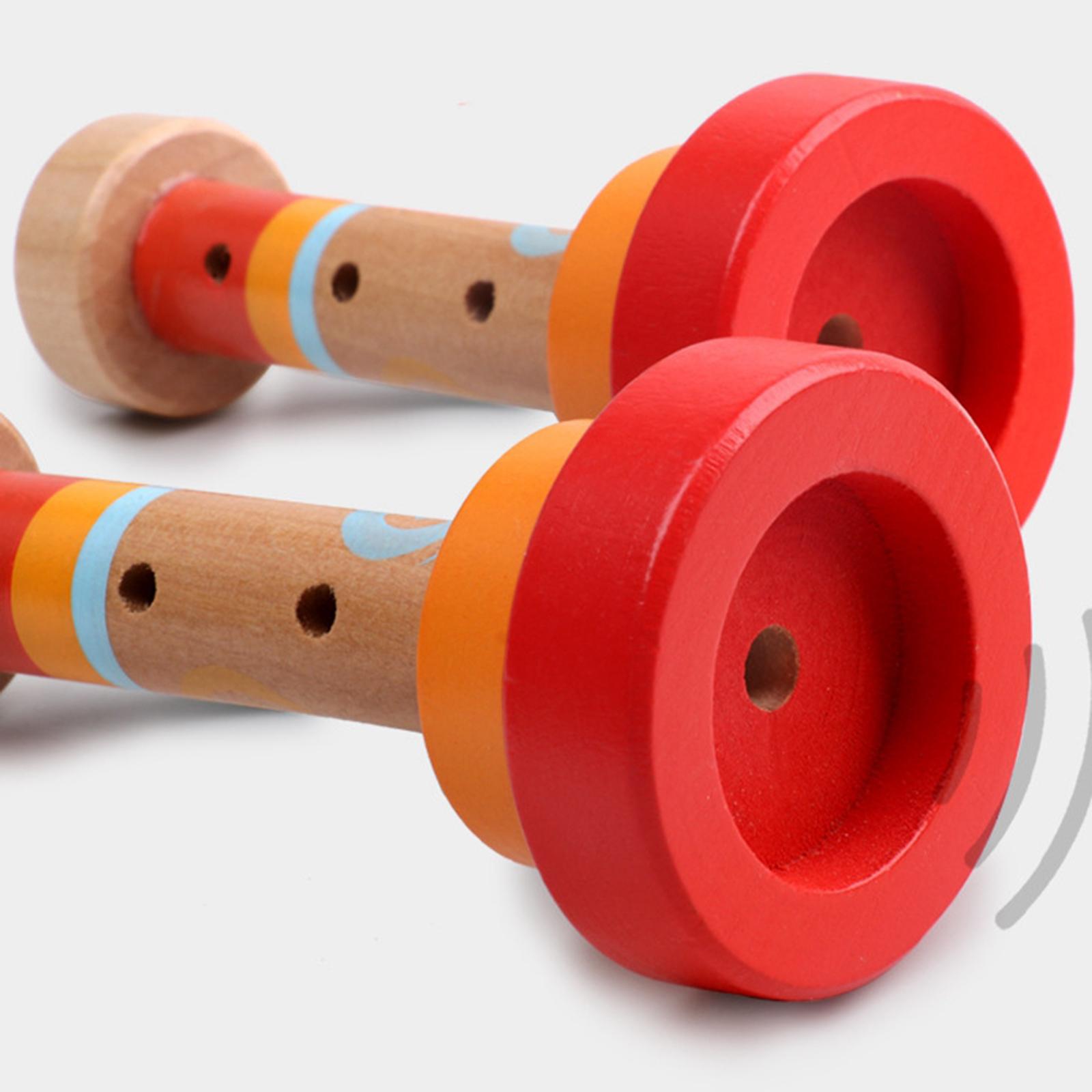 Trompeta de madera para niños, - Musical Instrument Bugle reseña y precio