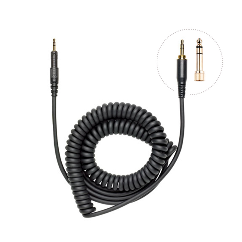 Cable de audio en espiral de r - Audio Technica Headphone Ath-M50X reseña y precio